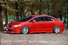 Honda Civic Uyumlu Fd6 Yan Marşpiyel (VAKUM) Beyaz Boyalıdır