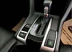 Honda Civic Uyumlu Fc5 2016-2020 Otomatik Vites Kaplama- Karbon P-R-N-D-S-L