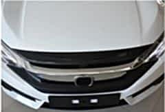 Honda Civic Uyumlu Fc5 2016-2020 Ön Panjur Üst Kaplama Karbon