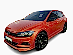 Volkswagen Polo Uyumlu (2018 - 2020) Aero Style Marşpiyel Seti (VAKUM) LB9A Boya Kodlu