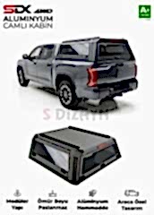 SDX Ssangyong Musso Aluminyum Pro Camlı Kabin 2018 Üzeri