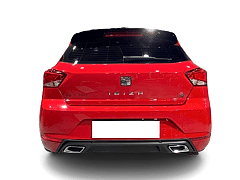 Seat İbiza Uyumlu Difüzör Çift Egsoz Görünümlü Mat Siyah 2017-2019 Parça