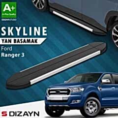 S-Dizayn Ford Ranger 3 Skyline Aluminyum Yan Basamak 203 Cm 2012-2022 A+ Kalite