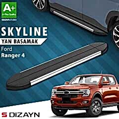 S-Dizayn Ford Ranger 4 Skyline Krom Yan Basamak 203 Cm 2023 Üzeri A+ Kalite