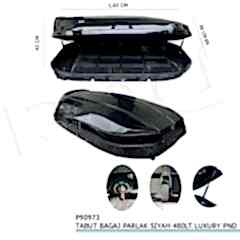 Tabut Port Bagaj Parlak Siyah 480LT Tuğra