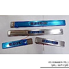 Volkswagen Polo Uyumlu -2009 Işıklı Kapı Eşiği