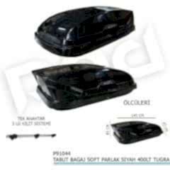 Tabut Port Bagaj Soft Parlak Siyah 400LT Tuğra