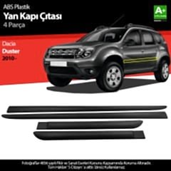 S-Dizayn Dacia Duster ABS Plastik Yan Kapı Koruma Çıtası 2010-2018 A+ Kalite