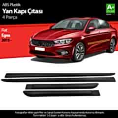 S-Dizayn Fiat Egea ABS Plastik Yan Kapı Koruma Çıtası 2015 Üzeri A+ Kalite