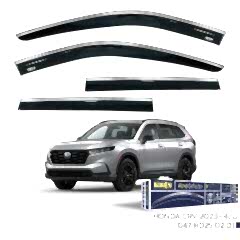 Honda Crv 2023 Sonrası - Kromlu Cam Rüzgarlığı 4Lü Parça