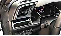 Honda Civic Uyumlu Fc5 2016-2020 İç Kaplama Set Füme 7 Parça