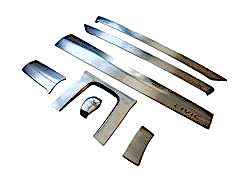 Honda Civic Uyumlu Fc5 2016-2020 İç Kaplama Set Silver 7 Parça