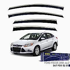 Niken Ford Uyumlu Focus 3 2012-2016 Kromlu Cam Rüzgarlığı