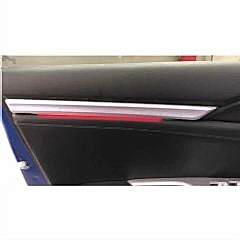 Honda Civic Uyumlu Fc5 2016-2020 Kapı İç Çıta Ambians 2 Parça Kırmızı