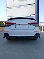 2022 Civic Uyumlu Arka Flap Takımı - Piano Black