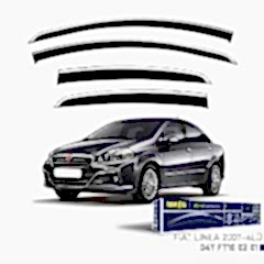 Niken Fiat Uyumlu Linea 2007 Sonrası Araca Özel Kromlu Cam Rüzgarlığı