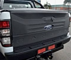 Ranger T8 Uyumlu Bagaj Kapağı Kaplama Ranger Yazılı Mat Siyah