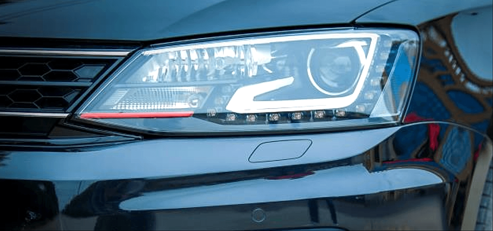 Jetta 2011-2014 Uyumlu Gti LED Far (Yeni Stil) Parça