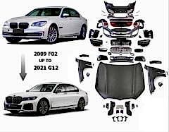 F01 7 Uyumlu Serisi İçin G12 Facelift Body Kit Parça