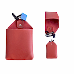 Space deri ceplik Kırmızı / SYESY105