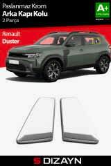 S-Dizayn Renault Duster Krom Arka Kapı Kolu 2 Prç. 2024 Üzeri A+ Kalite