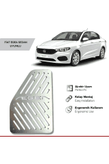 Fiat Egea Uyumlu Krom Ayak Dinlendirme Pedalı - 2015 - 2019 Parça