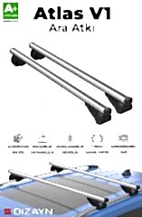 S-Dizayn Mercedes Vito W639 S-Bar Atlas V1 Ara Atkı Tavan Taşıyıcı Barı Gri 155 Cm 2003-2014 A+ Kalite