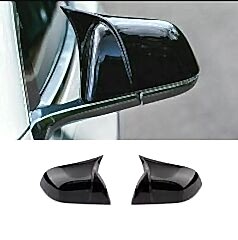 Tesla Y Uyumlu Batman Yarasa Ayna Kapağı (Parlak Siyah)