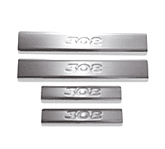 Peugeot Uyumlu 308 2007-2013 Kapı Eşiği Paslanmaz Çelik