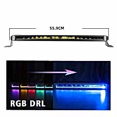 Offroad sis lambası beyaz 100w   55,9 cm beyaz-sarı gündüz ledli 12-36v adet / LASS360-1