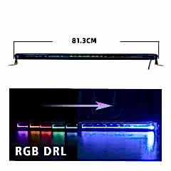 Offroad sis lambası beyaz 150w 81,3 cm beyaz-sarı gündüz ledli 12-36v adet / LASS360-2