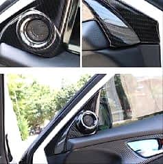 Honda Civic Uyumlu Fc5 2016-2020 Karbon Tweeter Kaplama