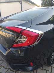 Honda Civic Uyumlu Fc5 2016-2021 Arka Stop Kaplama 4 Parça Nikelaj