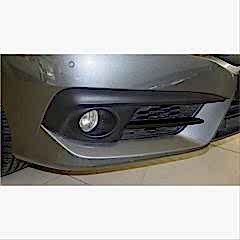 Honda Civic Uyumlu Fc5 2016-2020 Ön Sis Orta Çıta Piano Black