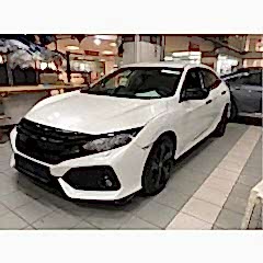 Honda Civic Uyumlu Fc5 2016-2020 Ön Panjur Üst Kaplama STOK HATALIDIR
