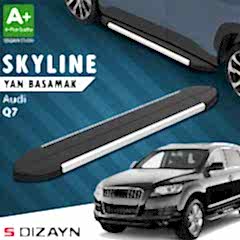 S-Dizayn Audi Q7 Skyline Aluminyum Yan Basamak 213 Cm 2005-2015 A+ Kalite