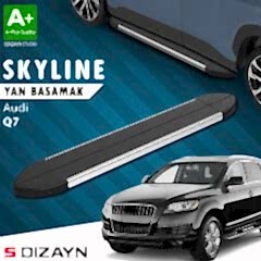S-Dizayn Audi Q7 Skyline Krom Yan Basamak 213 Cm 2005-2015 A+ Kalite