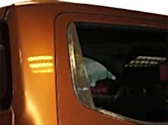 Nissan Navara Uyumlu Cam Arka Kelebek Çıtası 2 Parça Krom 2016 Ve Sonrası