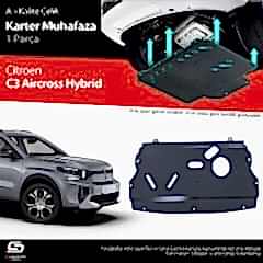 S-Dizayn Citroen C3 Aircross Hybrid 1.2 Çelik Karter Muhafaza Koruma 2024 Üzeri A+ Kalite