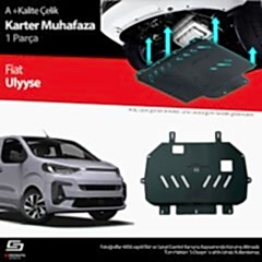 S-Dizayn Fiat Ulysse Çelik Karter Muhafaza Koruma 2022 Üzeri A+ Kalite