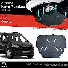 S-Dizayn Ford Courier Çelik Karter Muhafaza Koruma 2018-2023 A+ Kalite