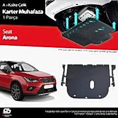 S-Dizayn Seat Arona Çelik Karter Muhafaza Koruma 2017 Üzeri A+ Kalite