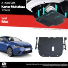 S-Dizayn Seat Ibiza Çelik Karter Muhafaza Koruma 2017 Üzeri A+ Kalite