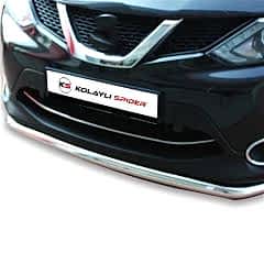 Nissan Qashqai Uyumlu J11 Ön Tampon Çıtası Krom 2014-2017