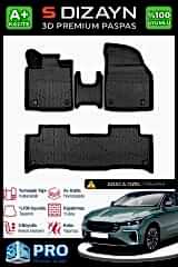 S-Dizayn TOGG T10F 3D Pro Havuzlu Paspas 2025 Üzeri A+ Kalite