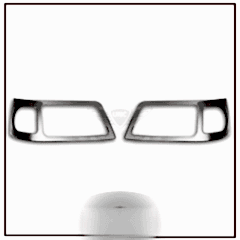 Volkswagen T5 Uyumlu Transporter Far Çerçevesi 2003-2010 Paslanmaz Çelik Parça