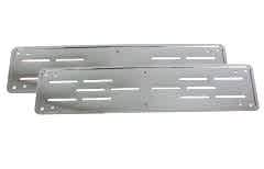 Oto Plakalık Ince Abs Plastik Üzerine Krom Kaplama 1 Takım 2 Adet