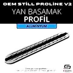 OEM Still Pro V2 Aluminyum Yan Basamak Profil 173 Cm