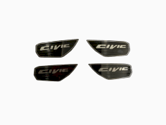 Honda Civic Uyumlu Fc5 2016-2020 İç Kapı Kolu İç Kaplama Füme