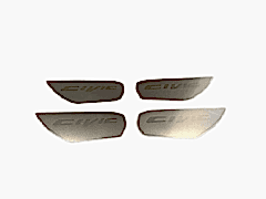 Honda Civic Uyumlu Fc5 2016-2020 İç Kapı Kolu İç Kaplama Silver